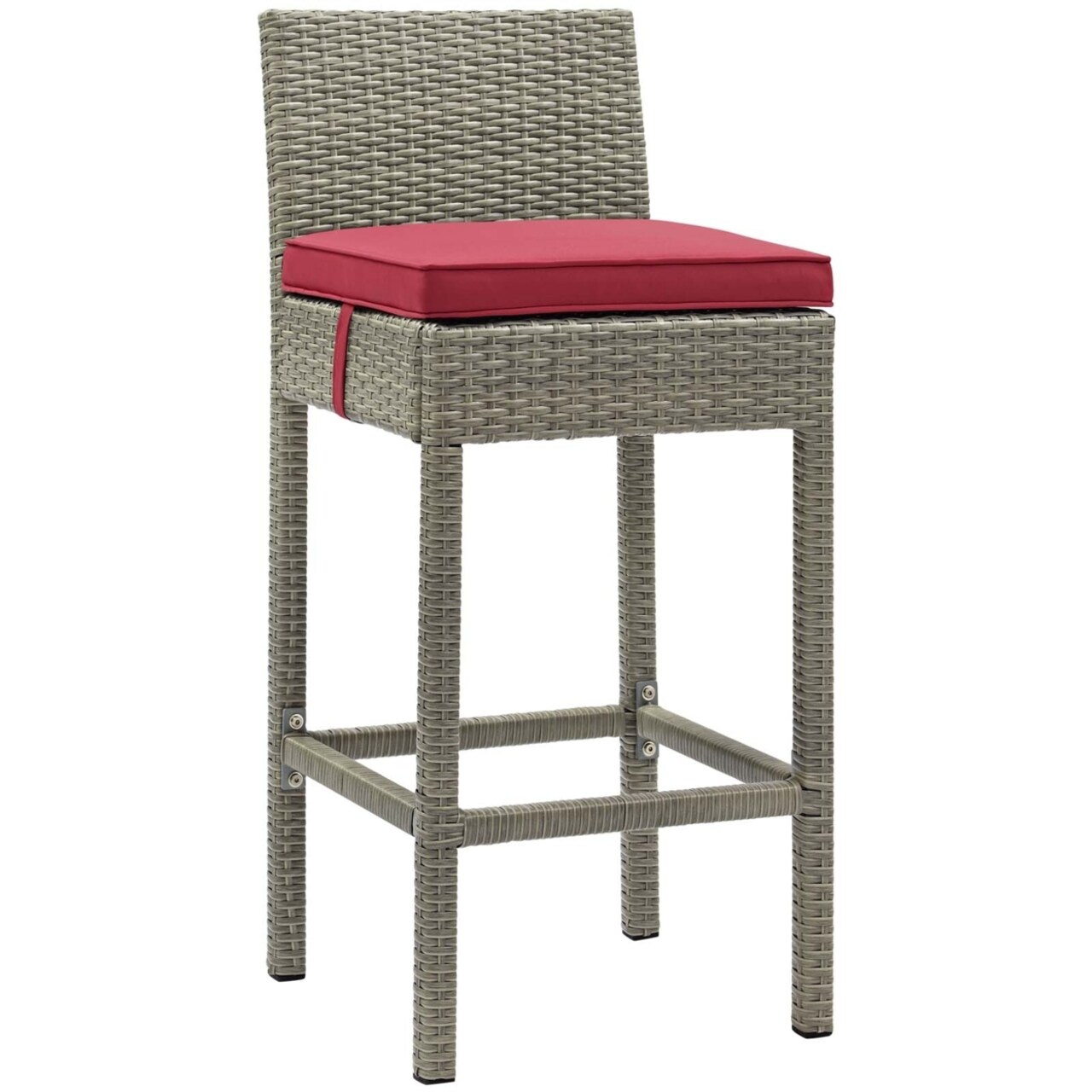 Modway Conduit Outdoor Patio Wicker Rattan Bar Stool-EEI-2800